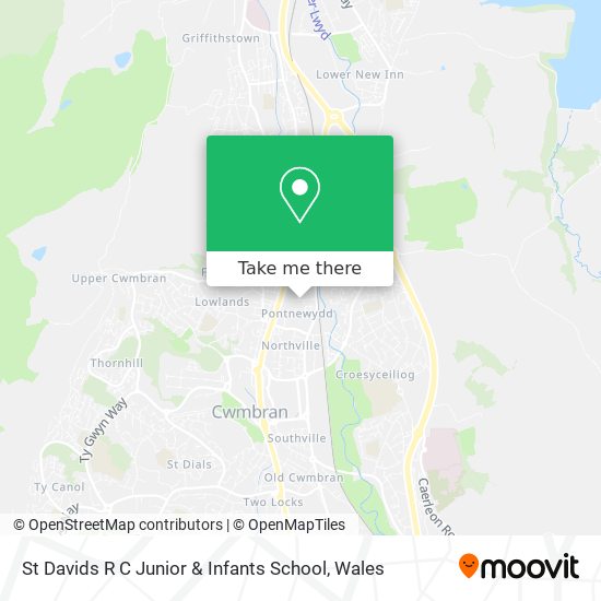 St Davids R C Junior & Infants School map