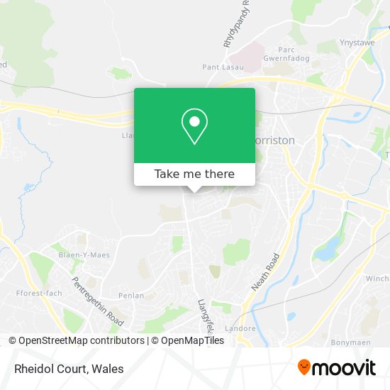 Rheidol Court map