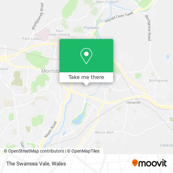 The Swansea Vale map