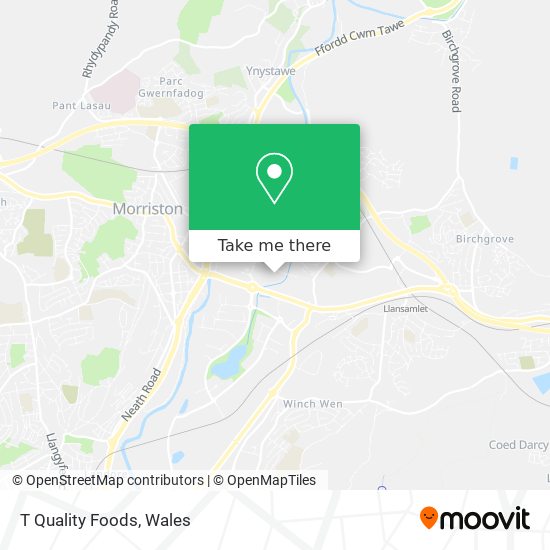 T Quality Foods map