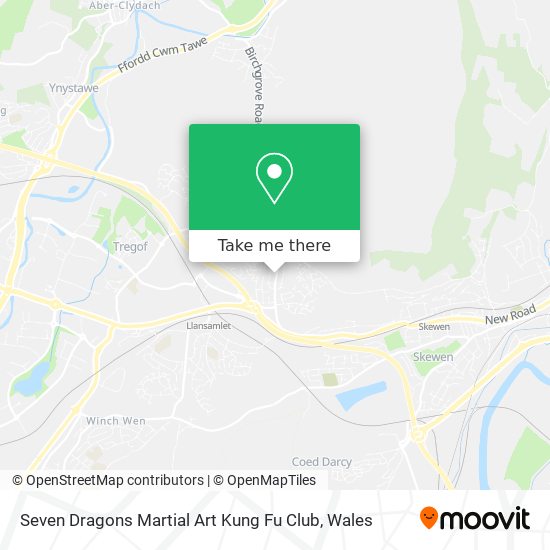 Seven Dragons Martial Art Kung Fu Club map