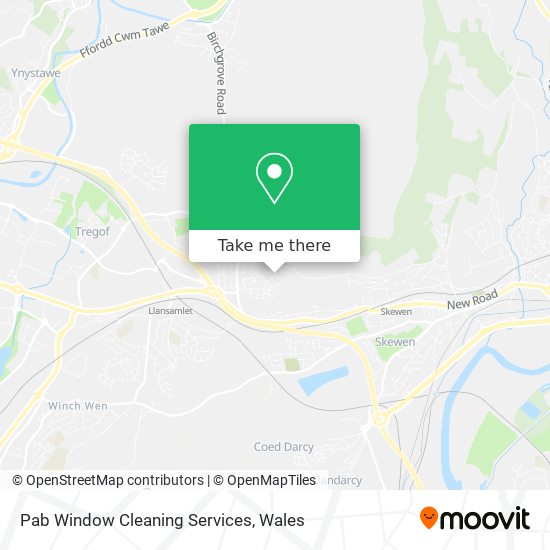 Pab Window Cleaning Services map
