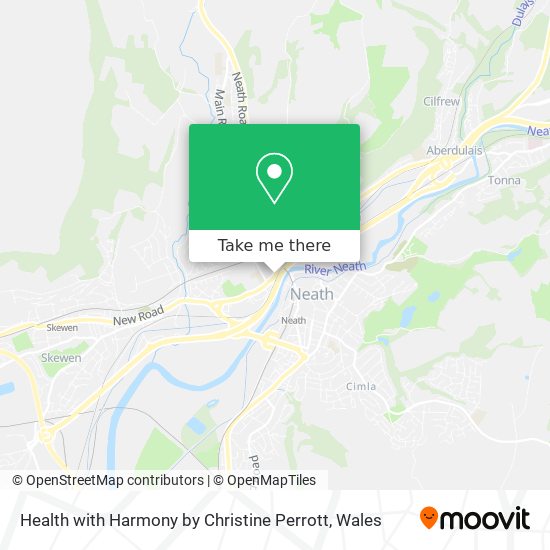 Health with Harmony by Christine Perrott map