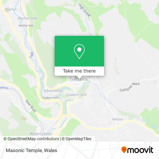 Masonic Temple map