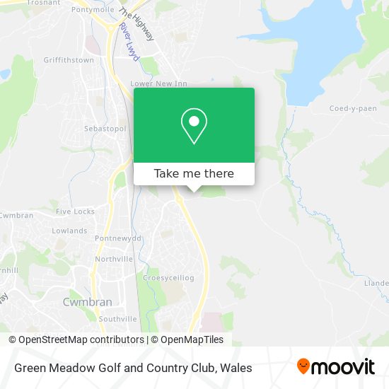 Green Meadow Golf and Country Club map
