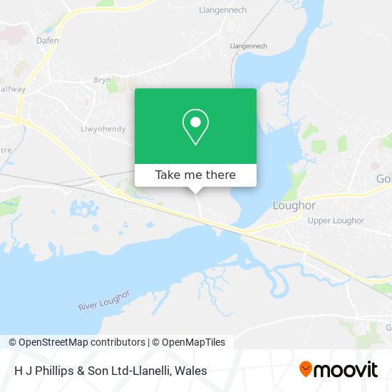 H J Phillips & Son Ltd-Llanelli map