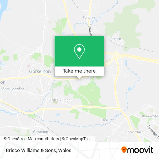 Brisco Williams & Sons map