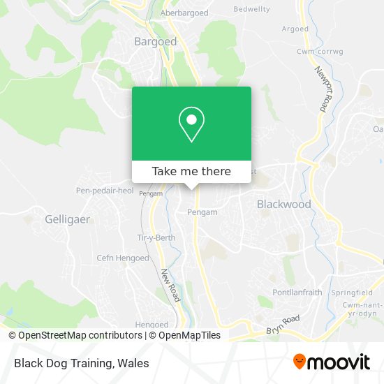 Black Dog Training map