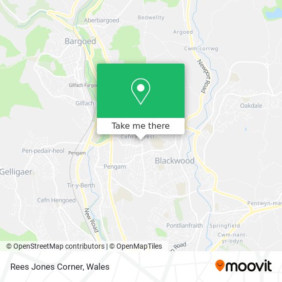 Rees Jones Corner map