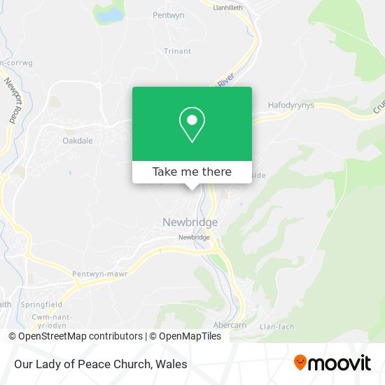 Our Lady of Peace Church map