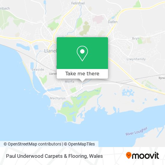 Paul Underwood Carpets & Flooring map