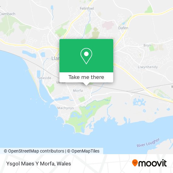 Ysgol Maes Y Morfa map