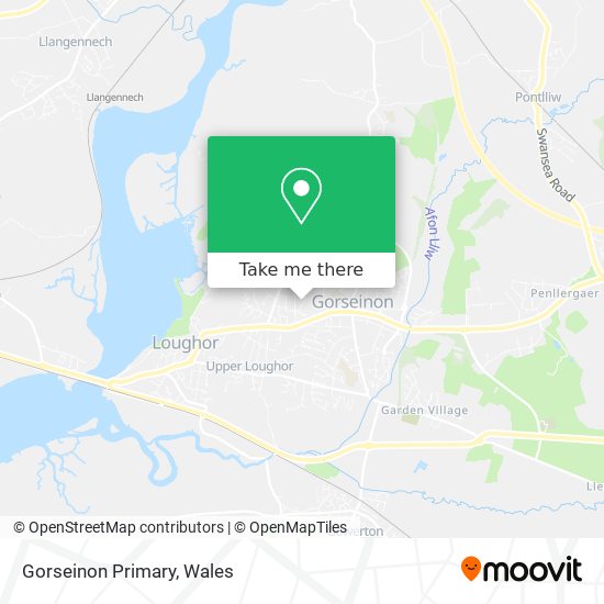 Gorseinon Primary map