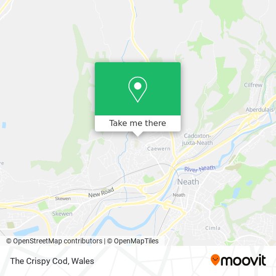 The Crispy Cod map
