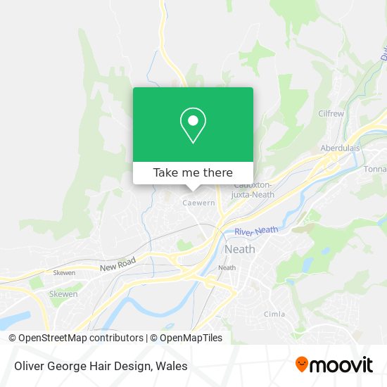 Oliver George Hair Design map