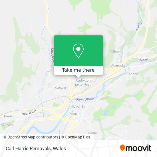 Carl Harris Removals map