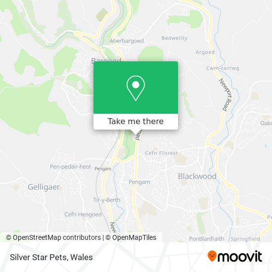 Silver Star Pets map