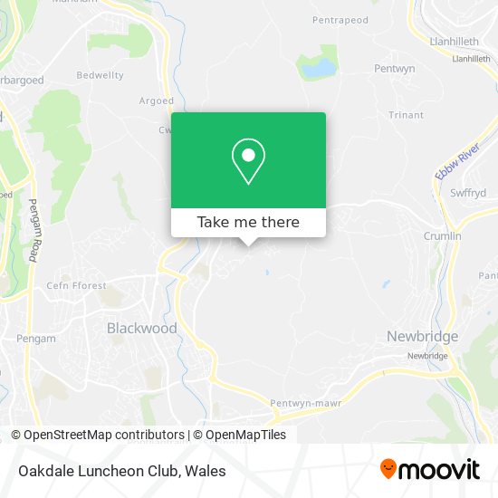 Oakdale Luncheon Club map