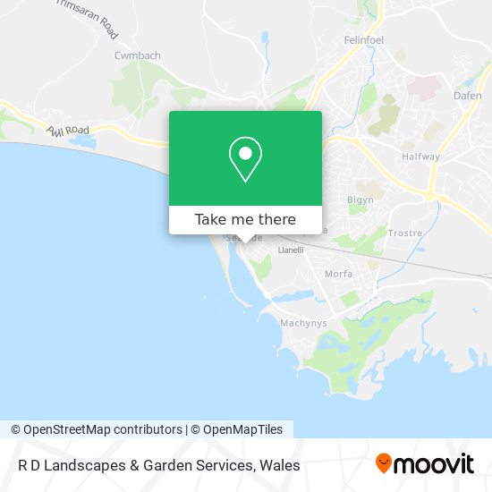 R D Landscapes & Garden Services map