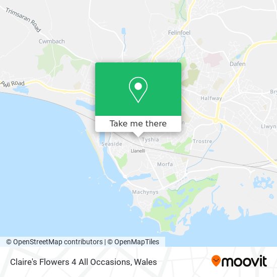 Claire's Flowers 4 All Occasions map