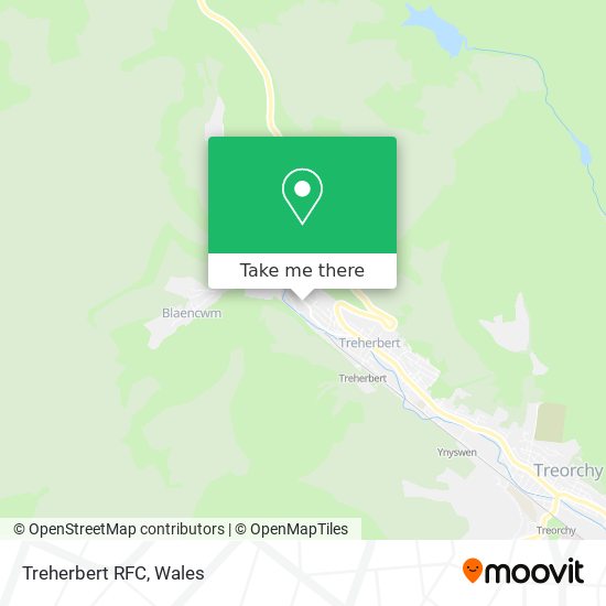 Treherbert RFC map