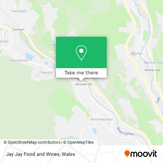 Jay Jay Food and Wines map