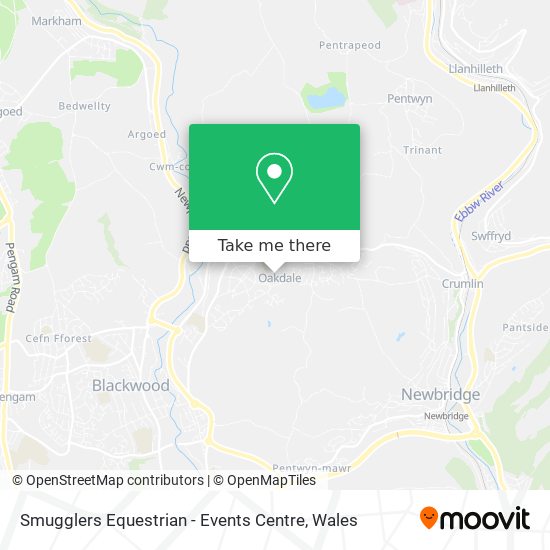 Smugglers Equestrian - Events Centre map