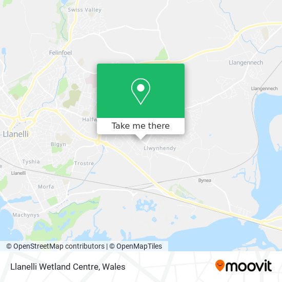 Llanelli Wetland Centre map