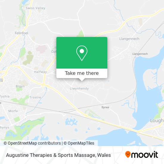 Augustine Therapies & Sports Massage map