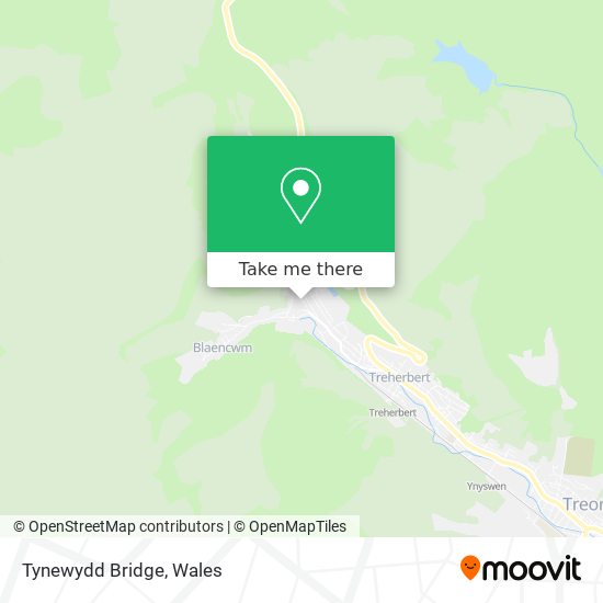 Tynewydd Bridge map