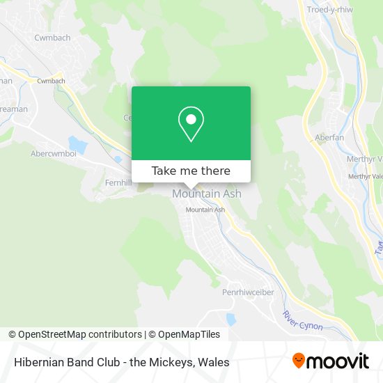 Hibernian Band Club - the Mickeys map