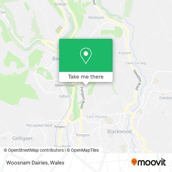 Woosnam Dairies map