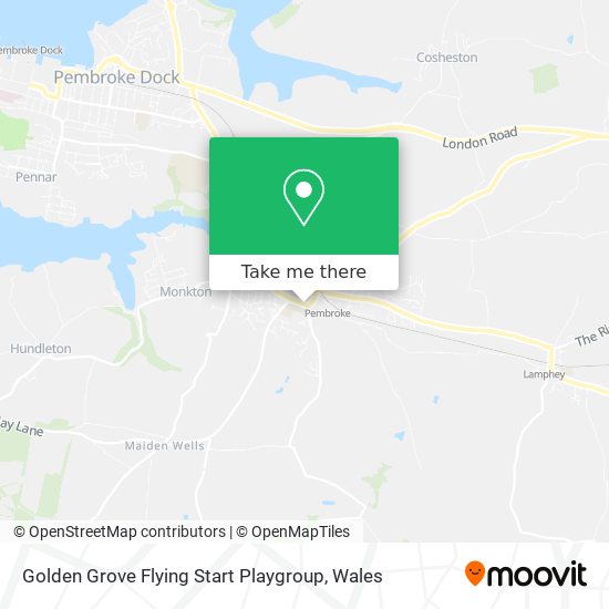 Golden Grove Flying Start Playgroup map