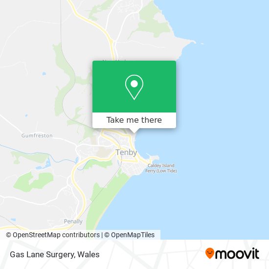 Gas Lane Surgery map