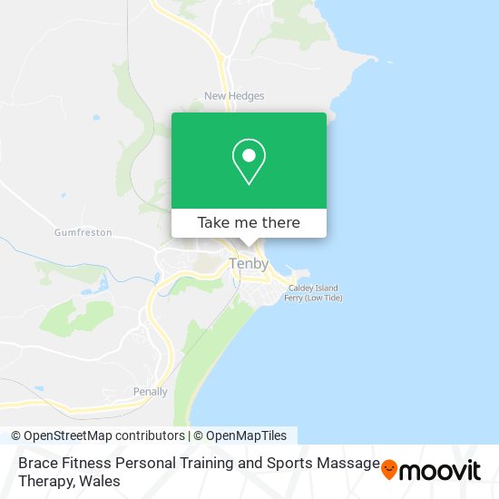 Brace Fitness Personal Training and Sports Massage Therapy map