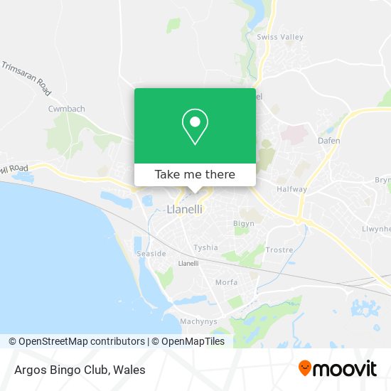 Argos Bingo Club map