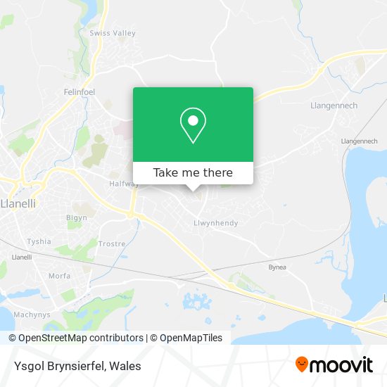 Ysgol Brynsierfel map