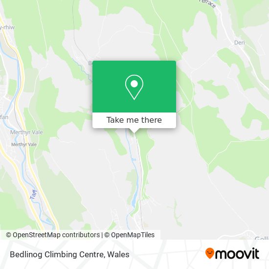 Bedlinog Climbing Centre map