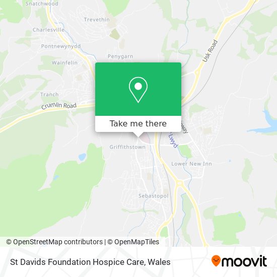 St Davids Foundation Hospice Care map