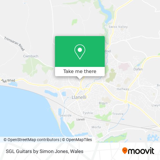 SGL Guitars by Simon Jones map