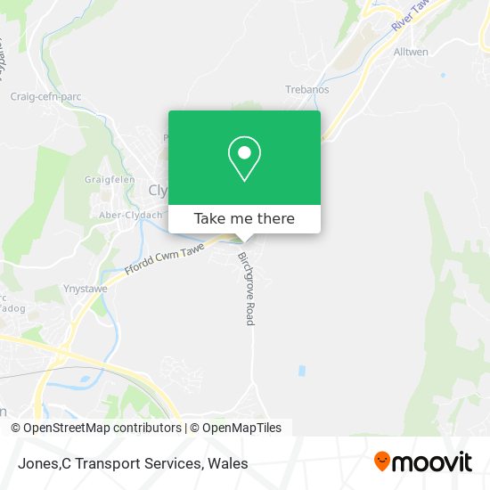 Jones,C Transport Services map