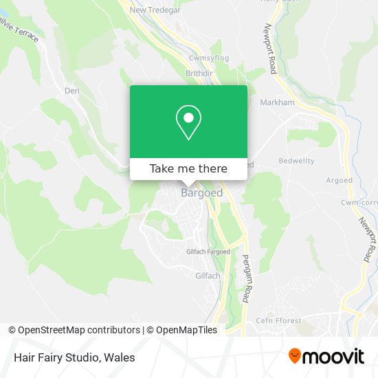 Hair Fairy Studio map
