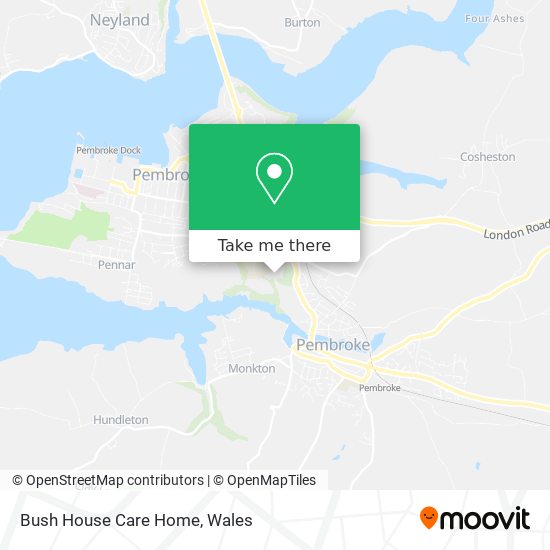 Bush House Care Home map