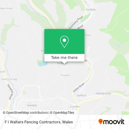 F I Walters Fencing Contractors map