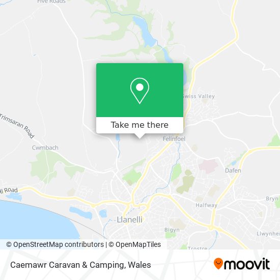 Caemawr Caravan & Camping map