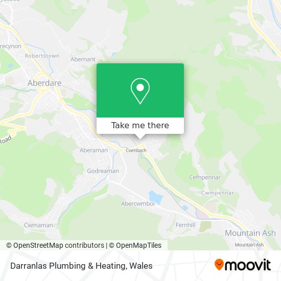 Darranlas Plumbing & Heating map