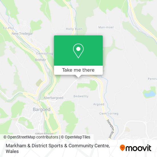 Markham & District Sports & Community Centre map