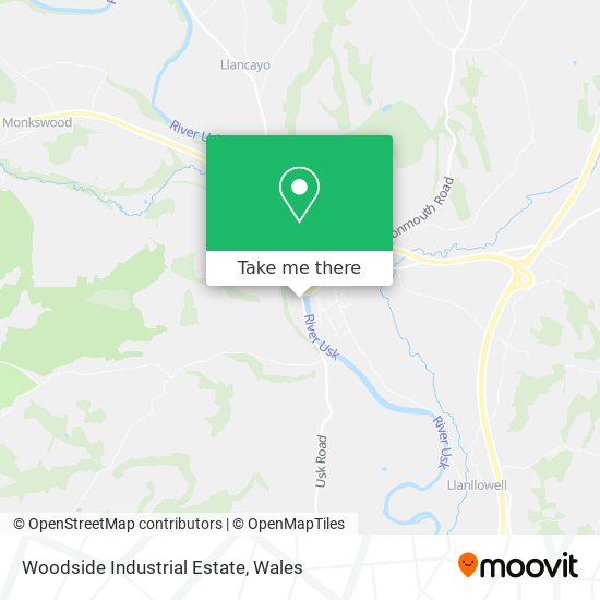 Woodside Industrial Estate map