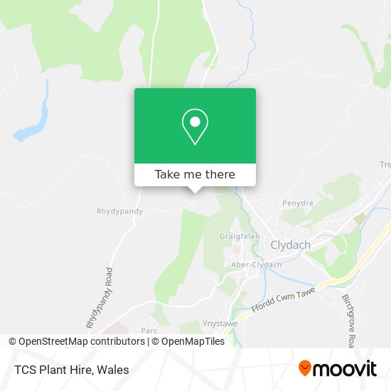 TCS Plant Hire map