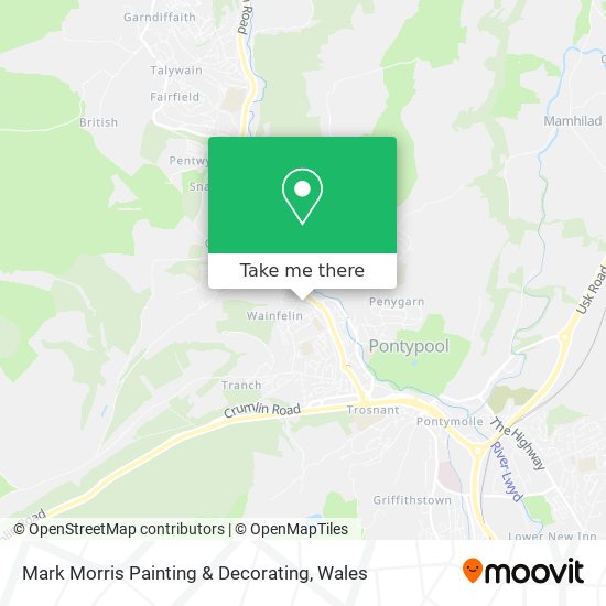 Mark Morris Painting & Decorating map